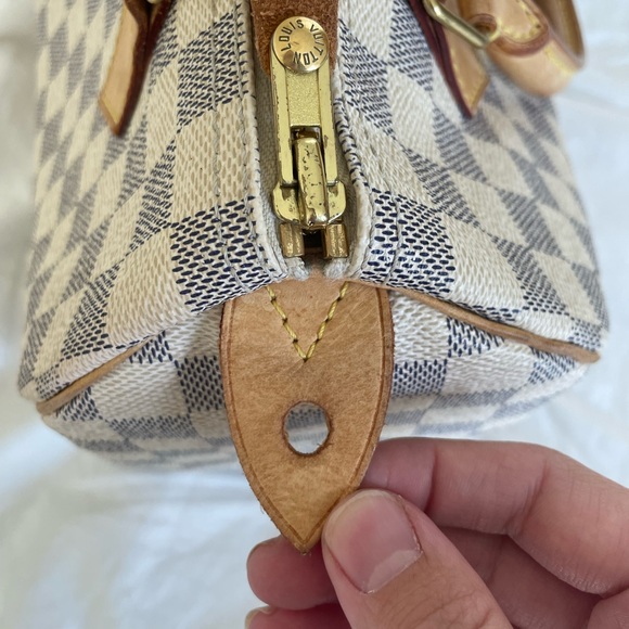 SALE!! ❤️ Authentic Louis Vuitton Speedy 25 damier azur LV - Picture 13 of 16